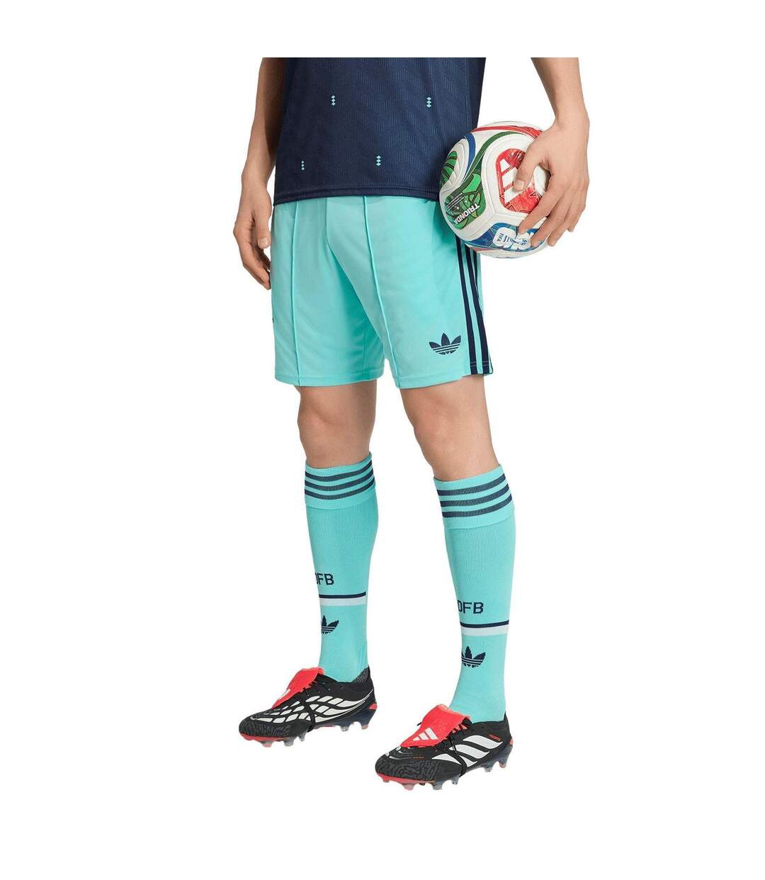 Mens World Cup Germany Dfb Away Shorts Blue Black Adidas-4