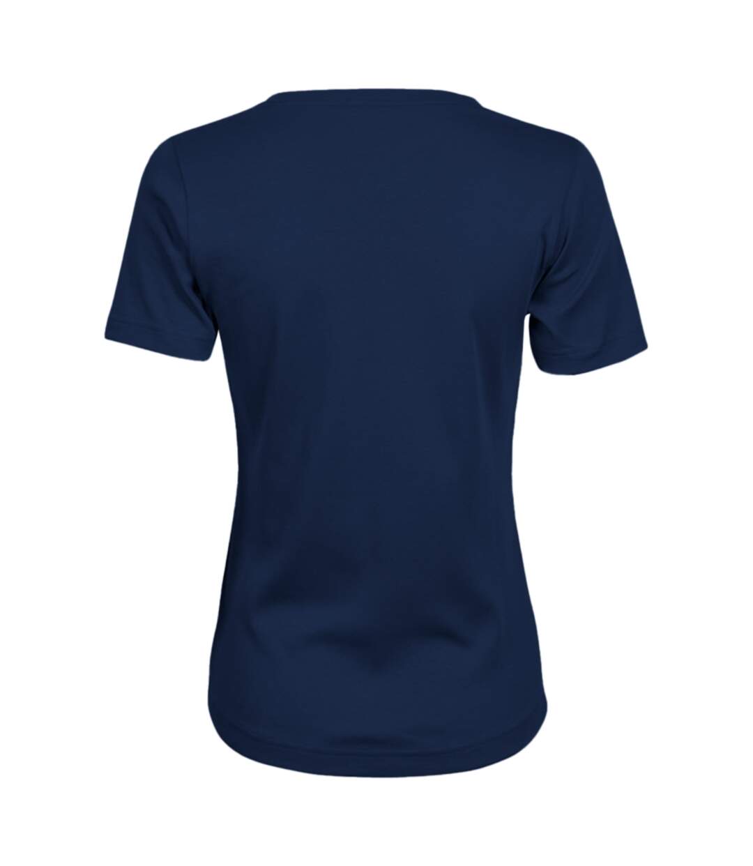 Tee Jays Womens/Ladies Interlock Short Sleeve T-Shirt (Navy Blue)