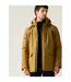 Veste Imperméable, Unie Et Isolante À Capuche Marron Homme Marron Jaune Regatta-1