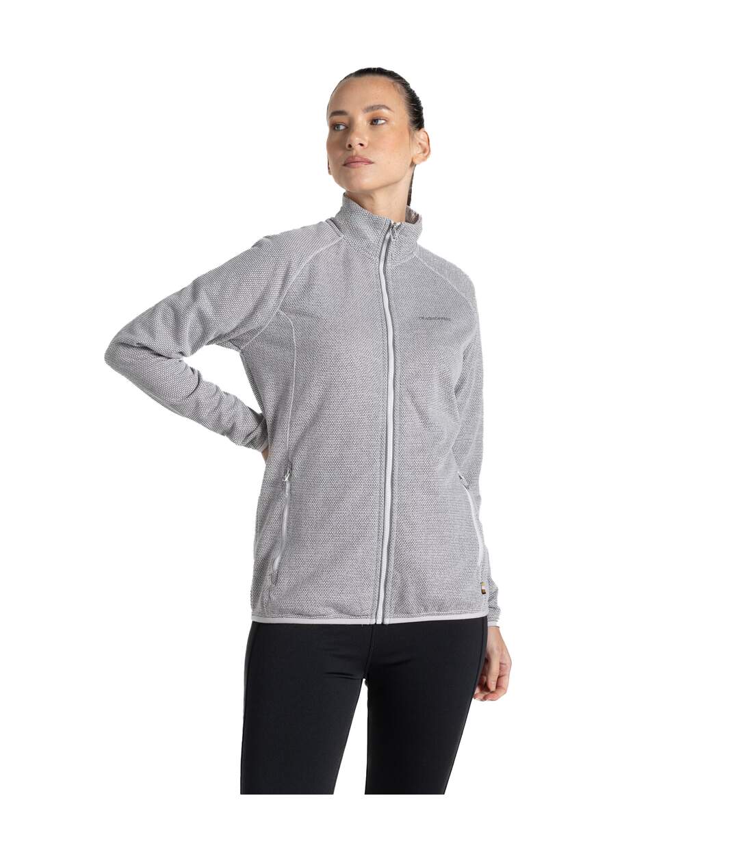 Veste Polaire Tarvos Femme Gris Lunaire Chiné Craghoppers-1