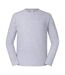 T-shirt Manches Longues Iconic Premium Homme Gris Chiné Fruit Of The Loom-2