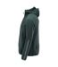 Mens Customised Hooded Fleece Jacket Forest Green Mascot-4