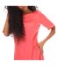 Robe Mi-longue Dibeca Femme Rose Boss-4