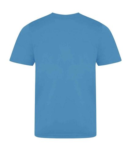 Unisex adult smooth t-shirt sapphire blue AWDis Cool