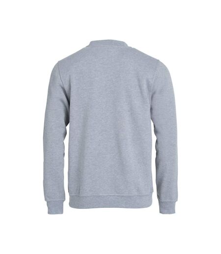 Sweat Basic Adulte Gris Chiné Clique