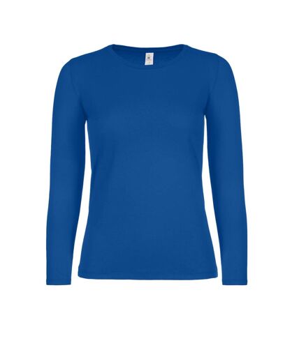 B&C Womens/Ladies #E150 Long-Sleeved T-Shirt (Royal Blue)