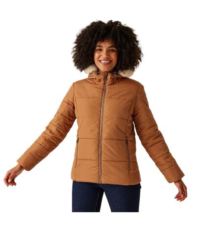 Womens/ladies Winnie Quilted Jacket Bran Brown Regatta