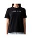 T-Shirt noir femme calvin klein jeans varsity-1