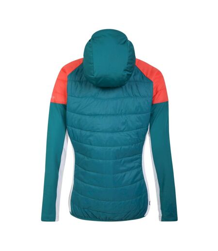 Doudoune Hybride Culmination Femme Bleu Sarcelle Pêche Néon Blanc Dare 2B