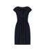 Robe Mi-longue Mancherons Motif/style Nœud Femme Noir Emporio Armani EA7-1