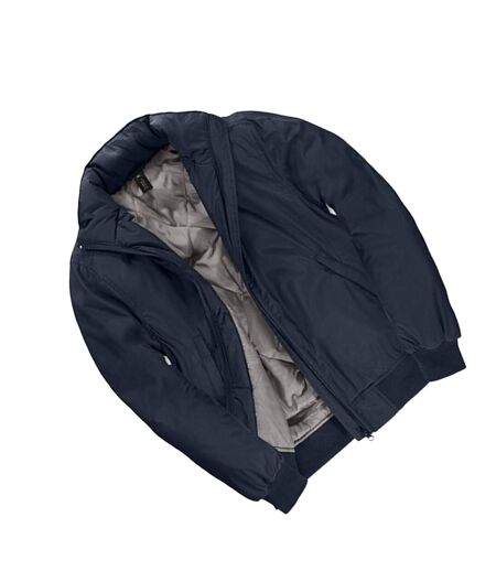 Blouson D'aviateur Crew Femme Bleu Marine B&C