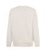 Mens Soleri 88 Ribbed Crew Neck Sweatshirt Cream Boss-2