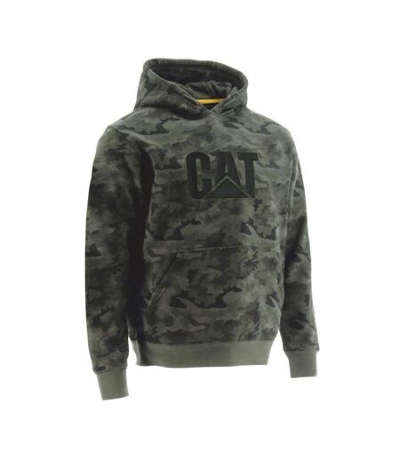 Caterpillar Mens Trademark Hooded Sweatshirt (Night Camo) - UTFS4646