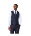 Mens tonal grid check slim vest gray Burton