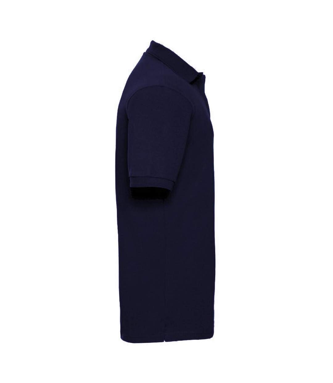 Polo À Manches Courtes Hommes Bleu Marine Russell-3