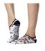 Socquettes antidérapantes maddie leopard print femme blanc / noir / orange Tavi Noir