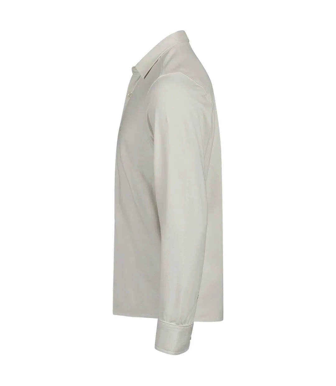 Mens Luxury Stretch Organic Long-sleeved Shirt Cement Tee Jays-4