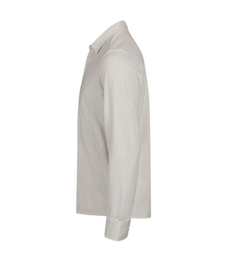 Mens Luxury Stretch Organic Long-sleeved Shirt Cement Tee Jays