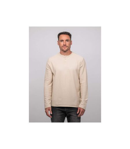 T shirt manches longues col tunisien coton JOMINOL