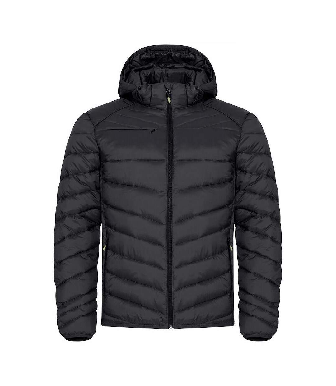 Mens Idaho Padded Jacket Black Clique-1