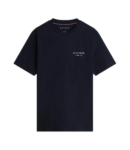 T-shirt Motif/style Logo Love Homme Rose Foncé Violet Tommy Hilfiger