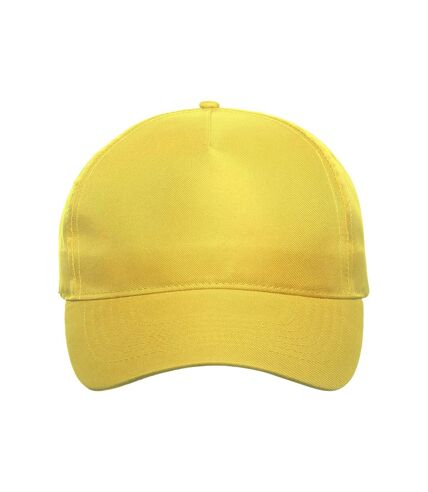 Recy five recycled polyester baseball cap yellow Atlantis