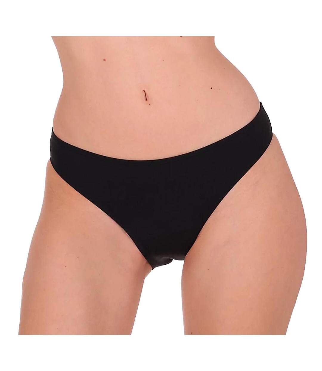 Bas de maillots de bain noir grain de sable 30620-1