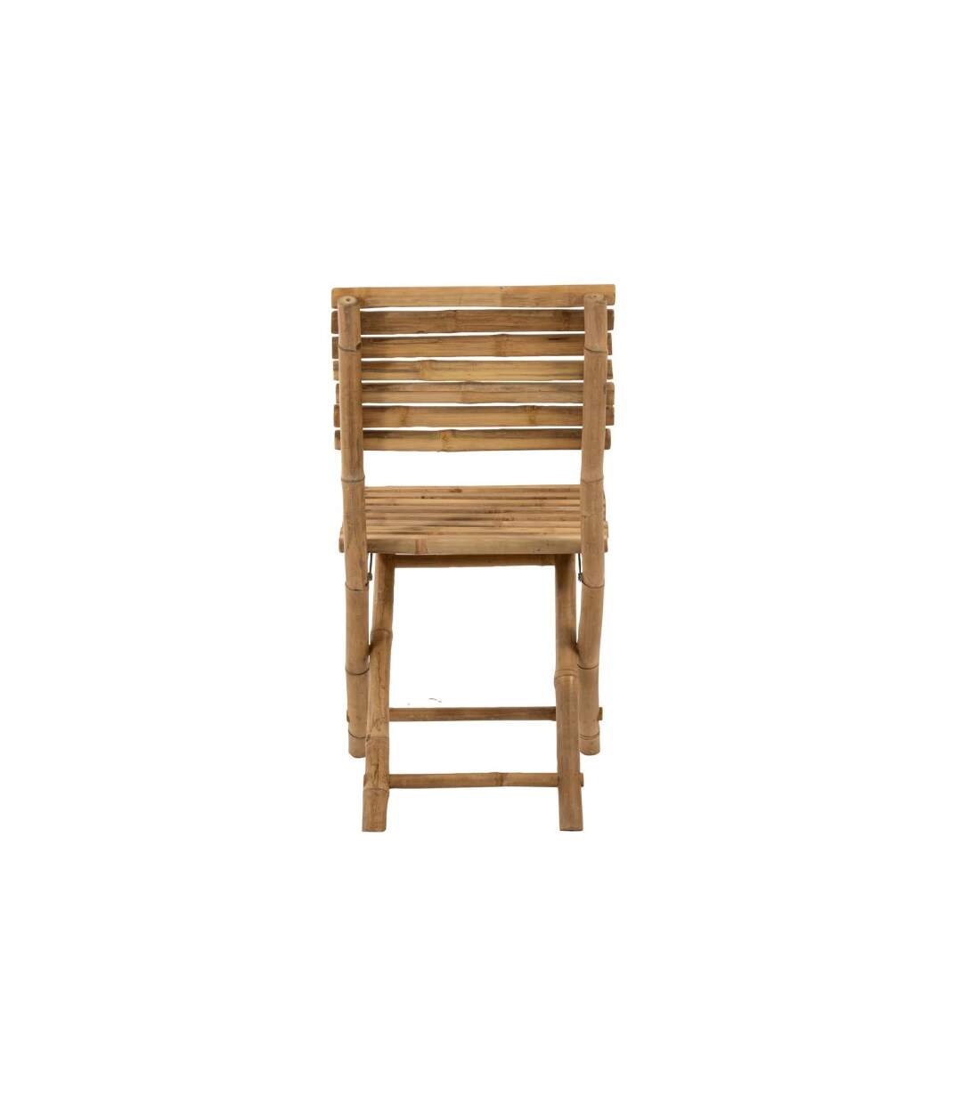 Chaise Pliable Design Bambou 98cm Naturel-4