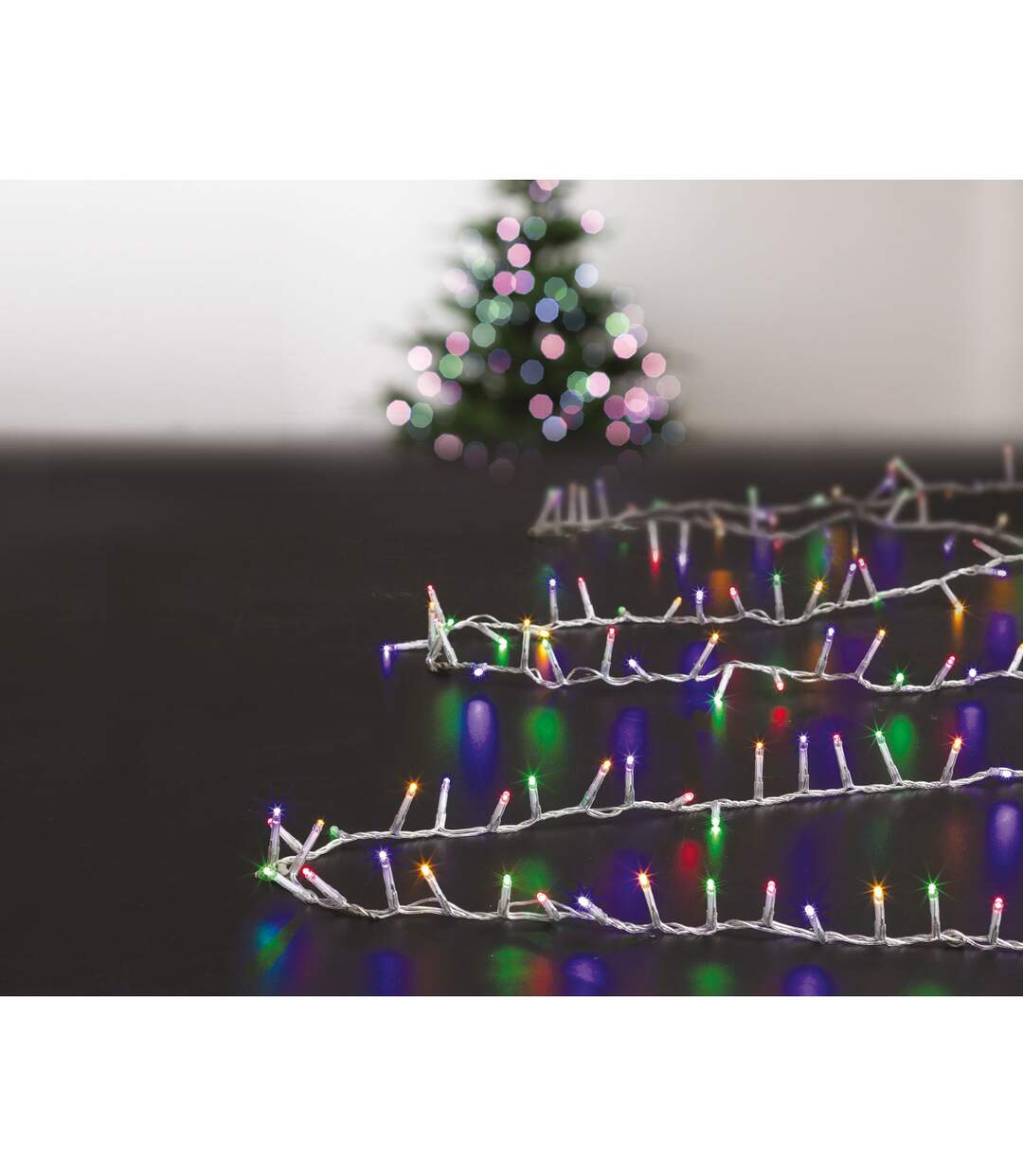 Guirlande Boa d'extérieur 18,75 mètres - 750 LED - multi couleur-2