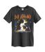 Unisex Adult Hysteria Def Leppard T-shirt Charcoal Amplified-1