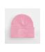 Bonnet Adulte Rose Clair Beechfield-3