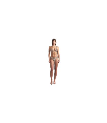 Culotte Motif/style Imprimé Léopard Fits Everybody Femme Marron Skims