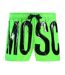 Short De Bain Motif/style Logo Homme Vert Vif Moschino-1