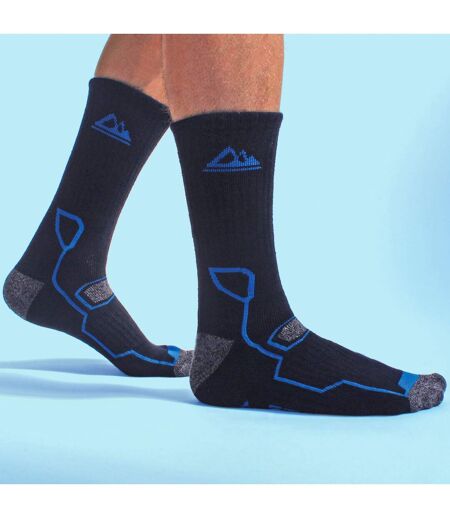 2 Pack Mens Super Soft Bamboo Trekking Hiking Socks for Boots