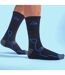2 Pack Mens Super Soft Bamboo Trekking Hiking Socks for Boots-5