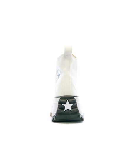 Baskets blanches mixte converse run star hike