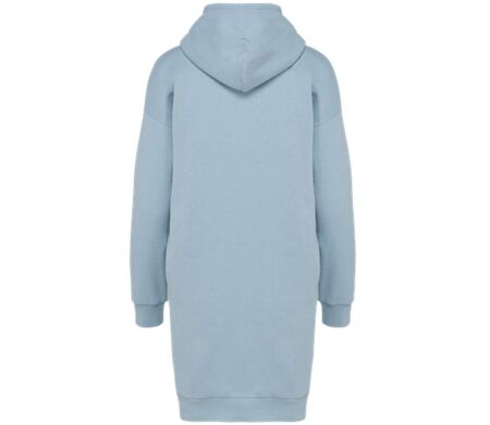Robe sweat à capuche - Femme - PAT5005 - bleu aquamarine