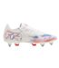 Mens Future 8 Play Graphic Print Soft Ground Football Boots  White Puma-1