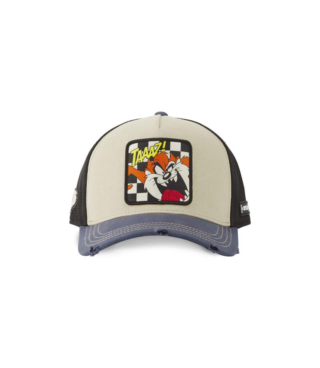 Casquette trucker premium avec filet effet bambou Looney Tunes Taz Capslab-2