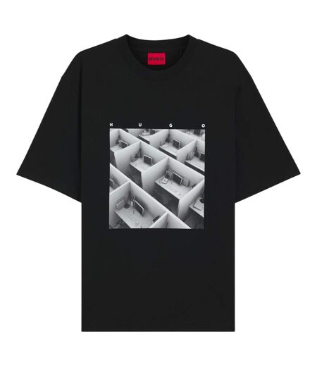 Mens Dodger Graphic T-shirt Black Hugo