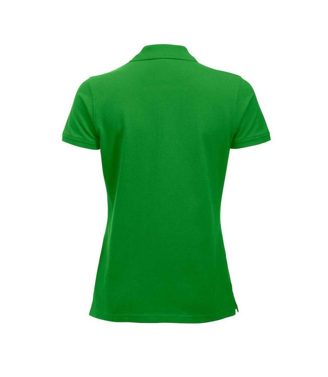 Womens/ladies Marion Polo Shirt Apple Green Clique-2