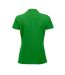 Womens/ladies Marion Polo Shirt Apple Green Clique-2