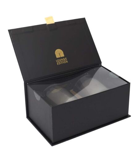 Coffret 2 Bougies Parfumées Lounge 8cm Bois de Santal