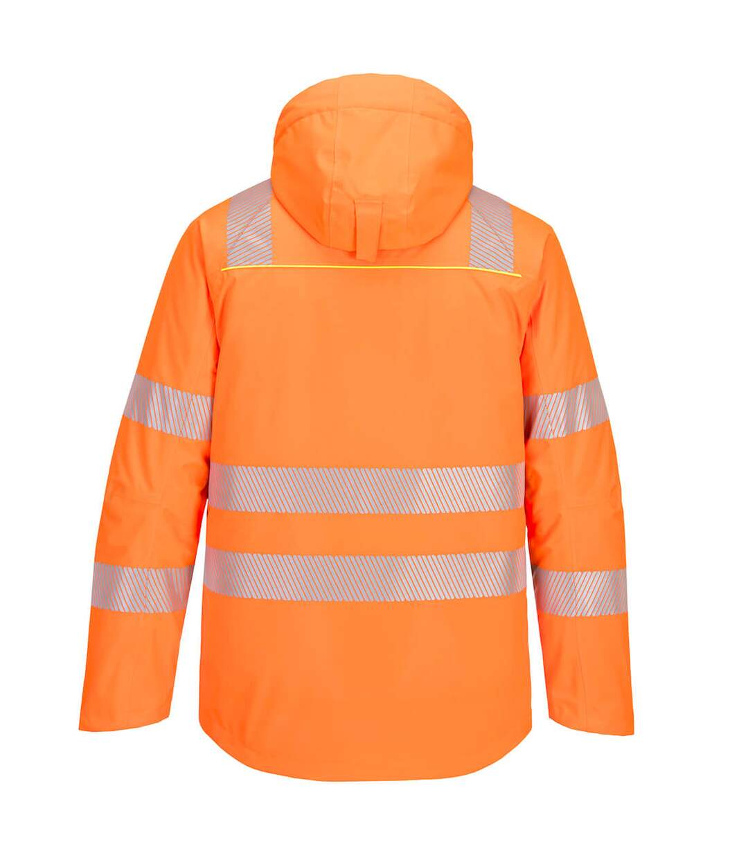 Mens dx4 hi-vis winter jacket orange/black Portwest-2