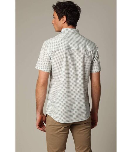 Chemise en coton à manches courtes avec motif géométrique DENVER