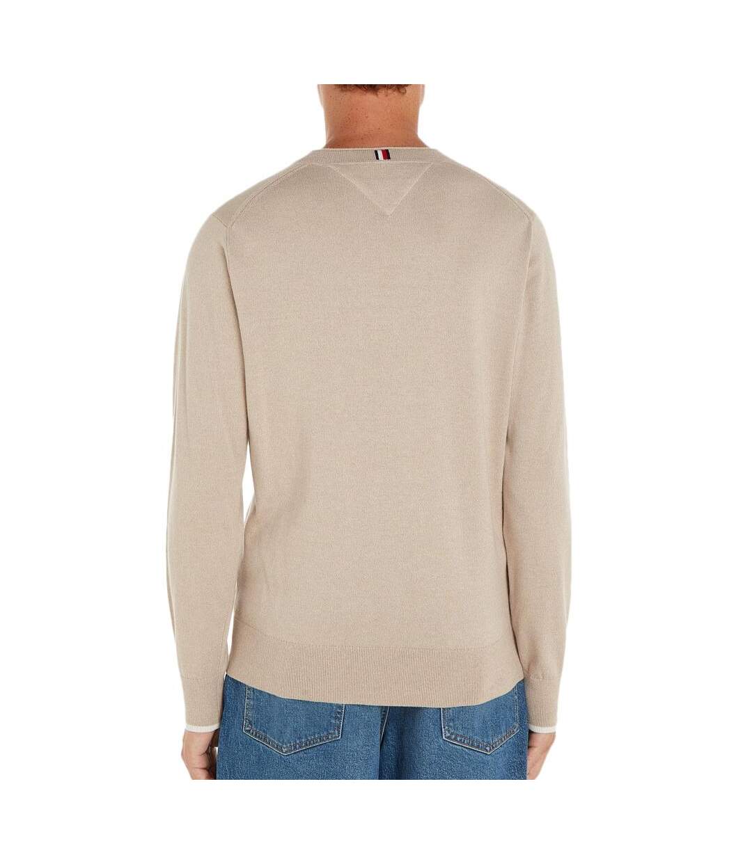 Pull Beige Homme Tommy Hilfiger Mouline Organic - S-2