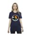 Disney Femme/Ladies Lightyear Sox Circle Cotton Boyfriend T-Shirt (Bleu marine) - UTBI33998-2