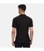 Regatta Hardwear Mens Coolweave Short Sleeve Polo Shirt (Black)