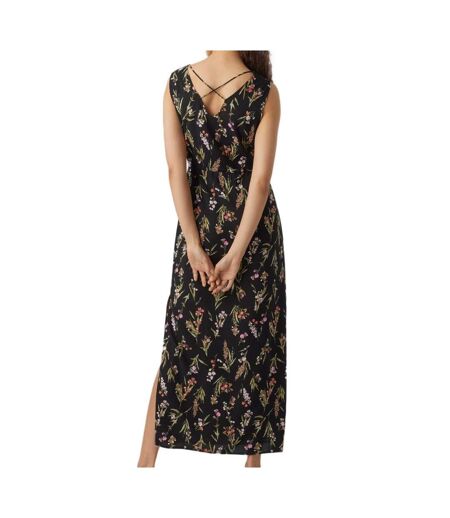 Robe Longue Noir/Vert Femme Vero Moda 10286770 - S