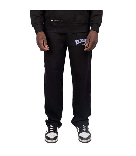 Mens Champions Jogging Bottoms Black Mercier